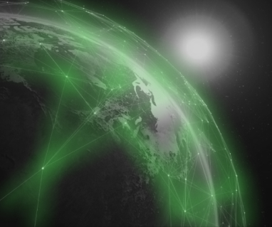 earth covered in shield